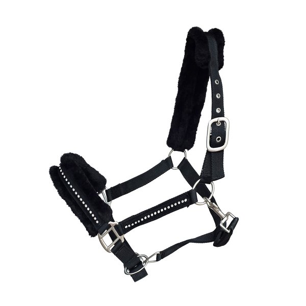 Kunststoffhalfter "Diamonds" Cob Schwarz