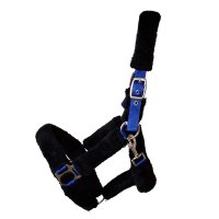 Kunststoffhalfter "Protect" Pony blau-schwarz