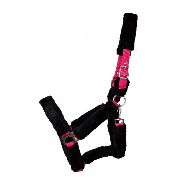 Kunststoffhalfter "Protect" Full magenta-schwarz